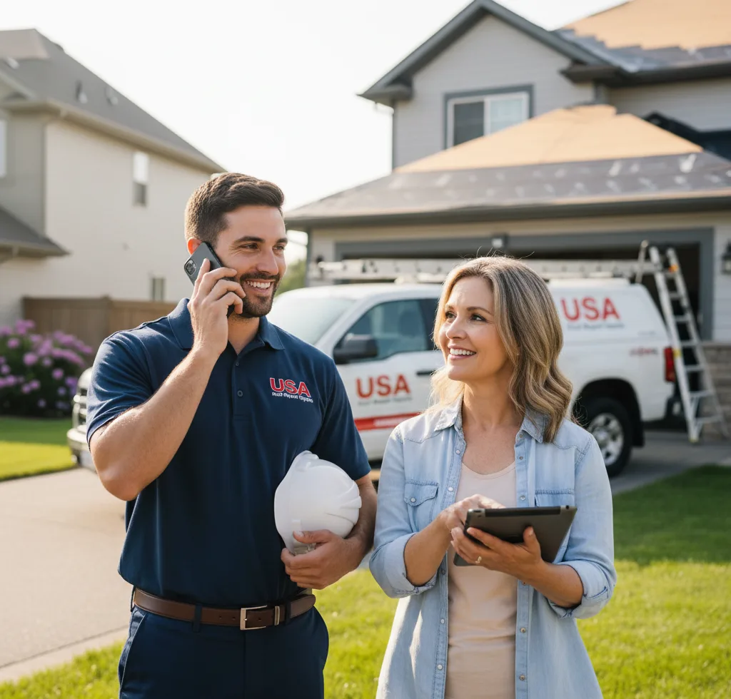 USA Roof Repair Experts customer support in Verdi